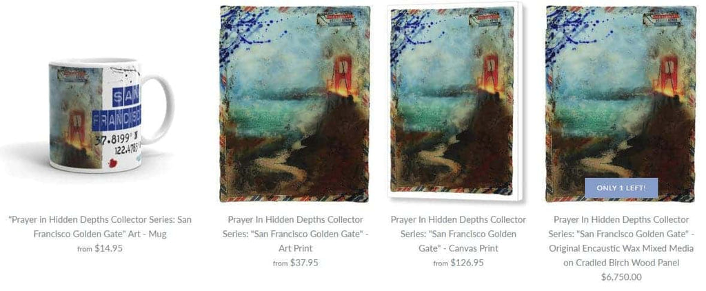 Hidden Depths - Golden Gate Collector Series - Jocelyn Cruz Art