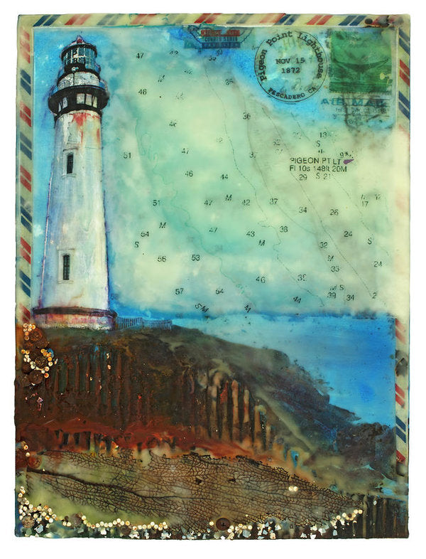 Journey To The Lighthouse Collector Series "Pigeon Point" - Art Print