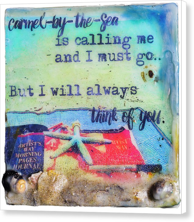 Sea Echoes Collector Series: v1.7 "Carmel-by-the-Sea Is Calling Me And I Must Go..." - Canvas Print