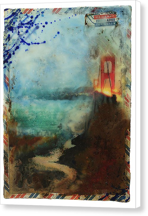 Prayer In Hidden Depths Collector Series: "San Francisco Golden Gate" - Canvas Print