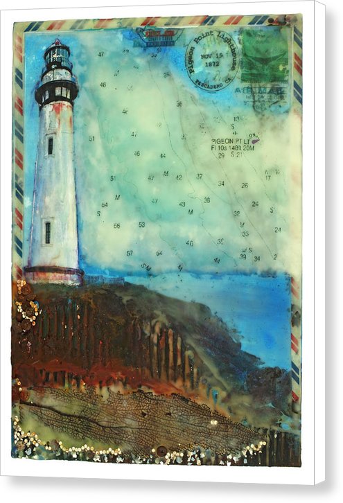 Journey To The Lighthouse Collector Series "Pigeon Point" - Canvas Print