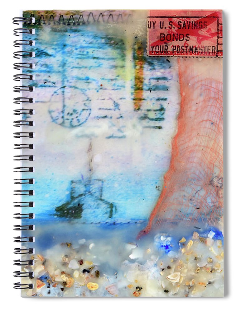 Sea Echoes Series Let The Sea Set You Free - Spiral Notebook