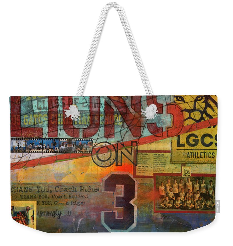 Sports - Art Commission Mixed Media Painting - Weekender Tote Bag