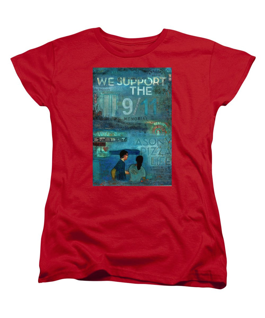 Tribute To Nyc Sept 11 Twin Towers - Women's T-Shirt (Standard Fit)