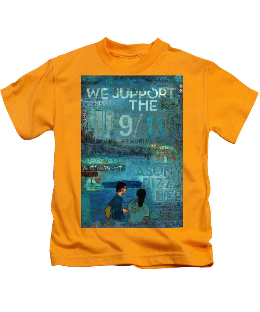 Tribute To Nyc Sept 11 Twin Towers - Kids T-Shirt